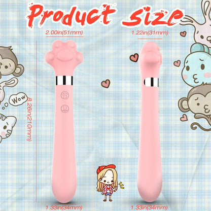Cute Cat Paw 7 Flapping Clitoral G Spot Vibrator - image 3
