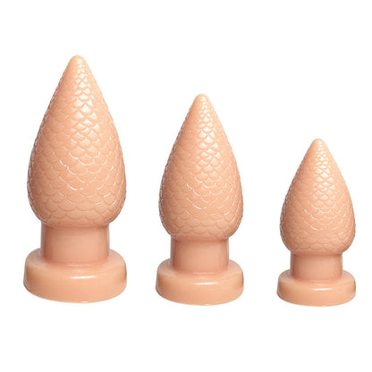 Textured Silicone Butt Plug  - image 8