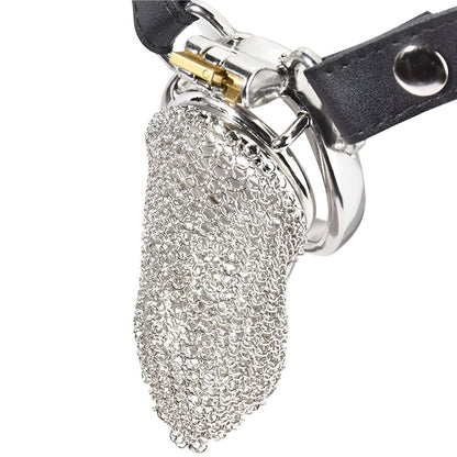 Chain Mail Plating Chastity Cage - image 0