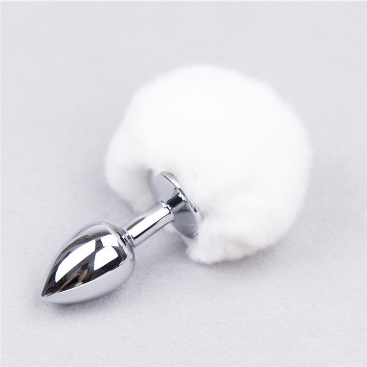 Cute Bunny Tail Butt Plug - White - image 1
