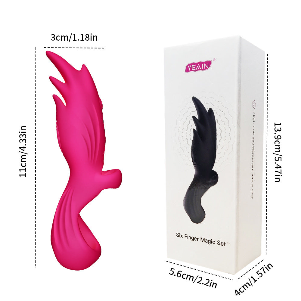 Six Finger Magic Set Vibrator Clitoris G-Spot Stimulator - image 15