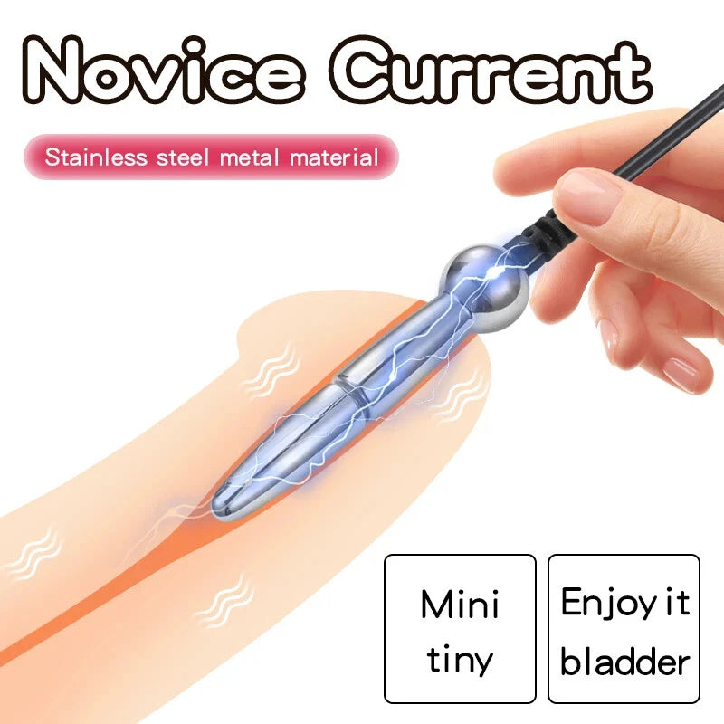 Stainless Steel Electric E-stim Stretcher Urethra Sound Rod - image 3