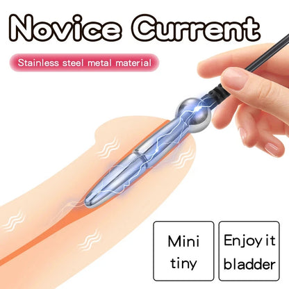 Stainless Steel Electric E-stim Stretcher Urethra Sound Rod - image 3