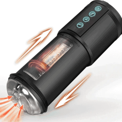 1 In 1 Vibrating Oral Sex Masturbator Cup - image 0
