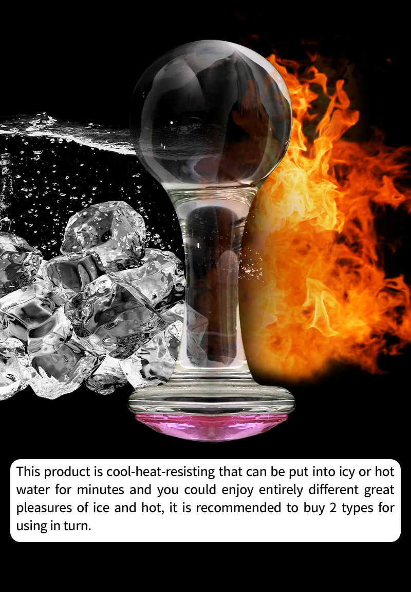 Crystalglow Glass Pleasure Anal Plug - image 15