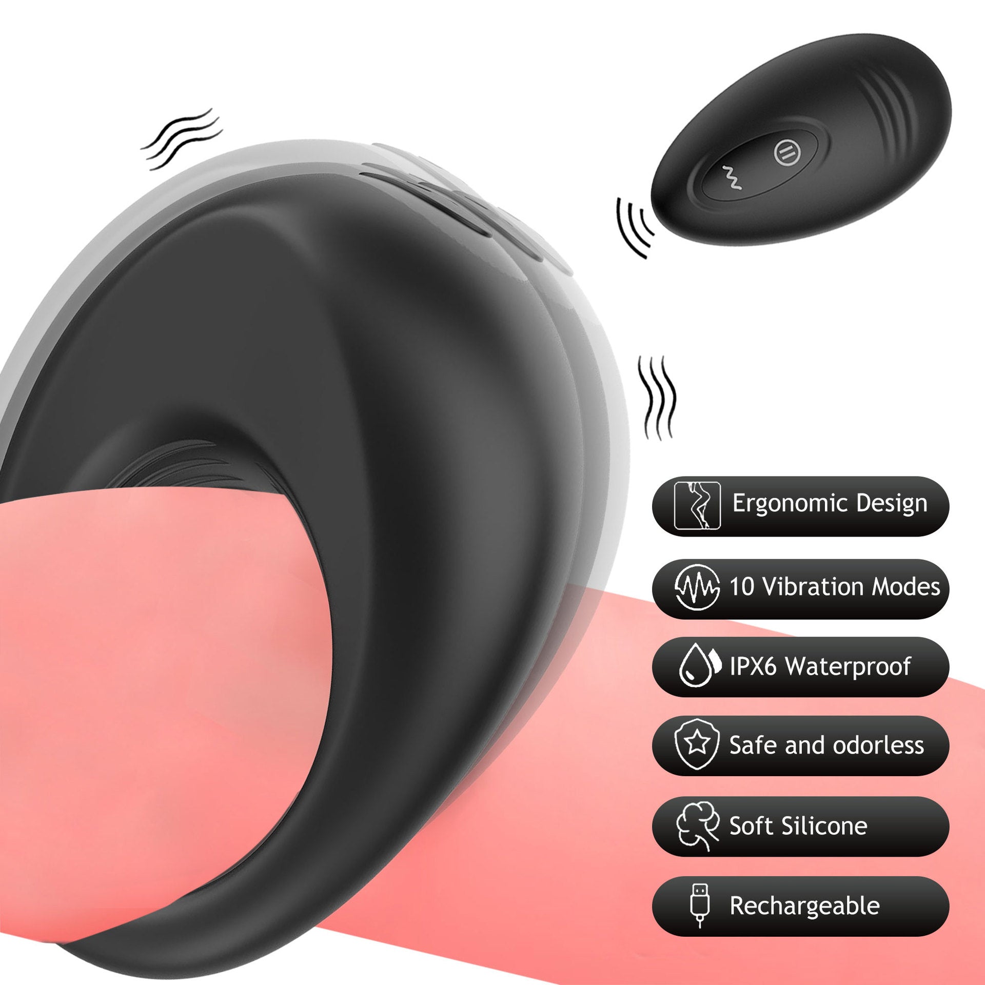 38mm Remote Control Cock Ring – Boost Performance & Pleasure - image 9
