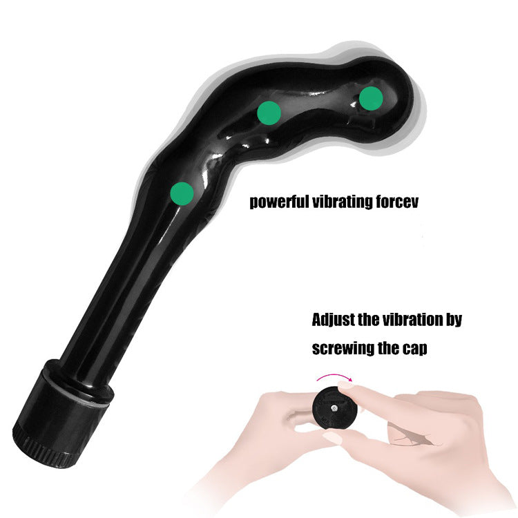 G-Spot Vibrating Butt Plug Prostate Stimulator - Black - image 2