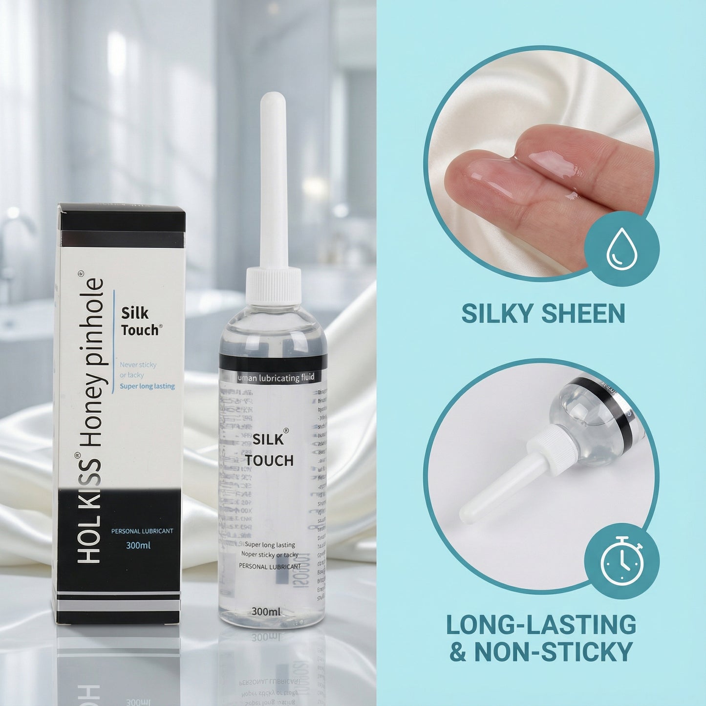 300ml Clear Silky Lubricant With Extended Precision Nozzle - image 5