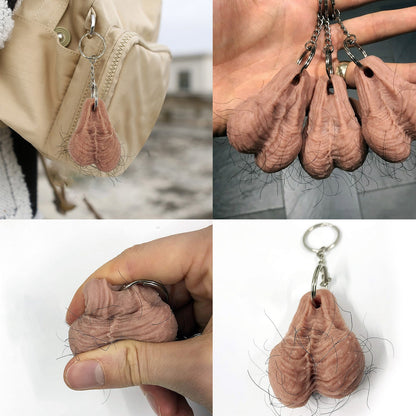 Furry Testicle Keychain  - image 0