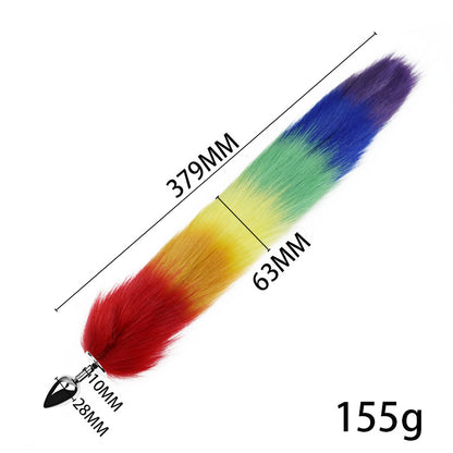 14.9'' Long Fox Tail Butt Plug – 1.10'' Diameter - image 3