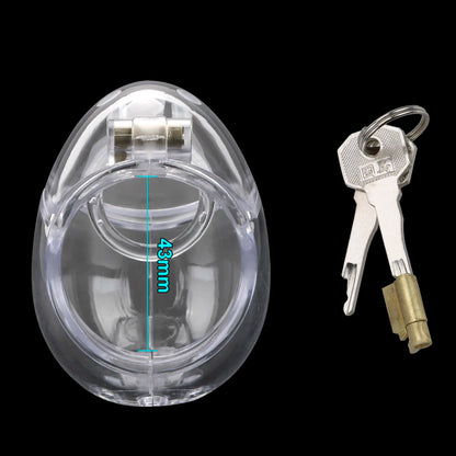 Penis Cage Fully Restraint Male Chastity Cage - 43mm smooth ring - image 5