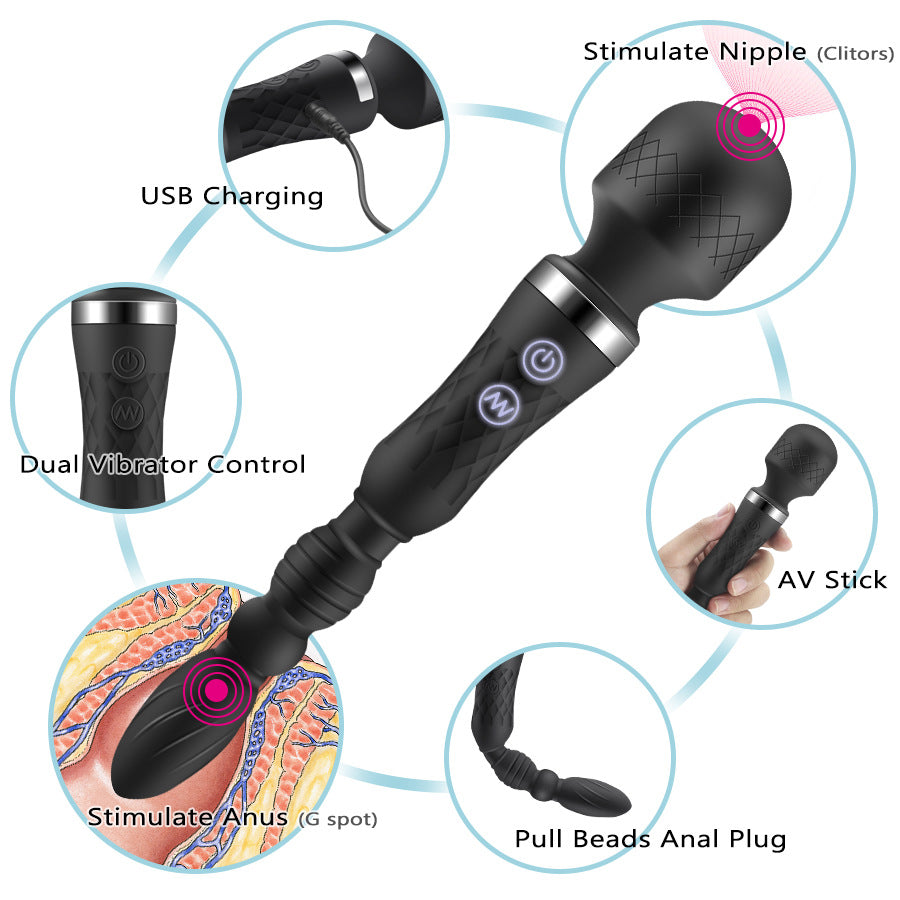 SilkVibe Whisper – Waterproof Couples Wand - image 3