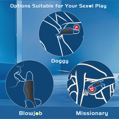Vibrating Penis Sleeve Cock Ring - image 2