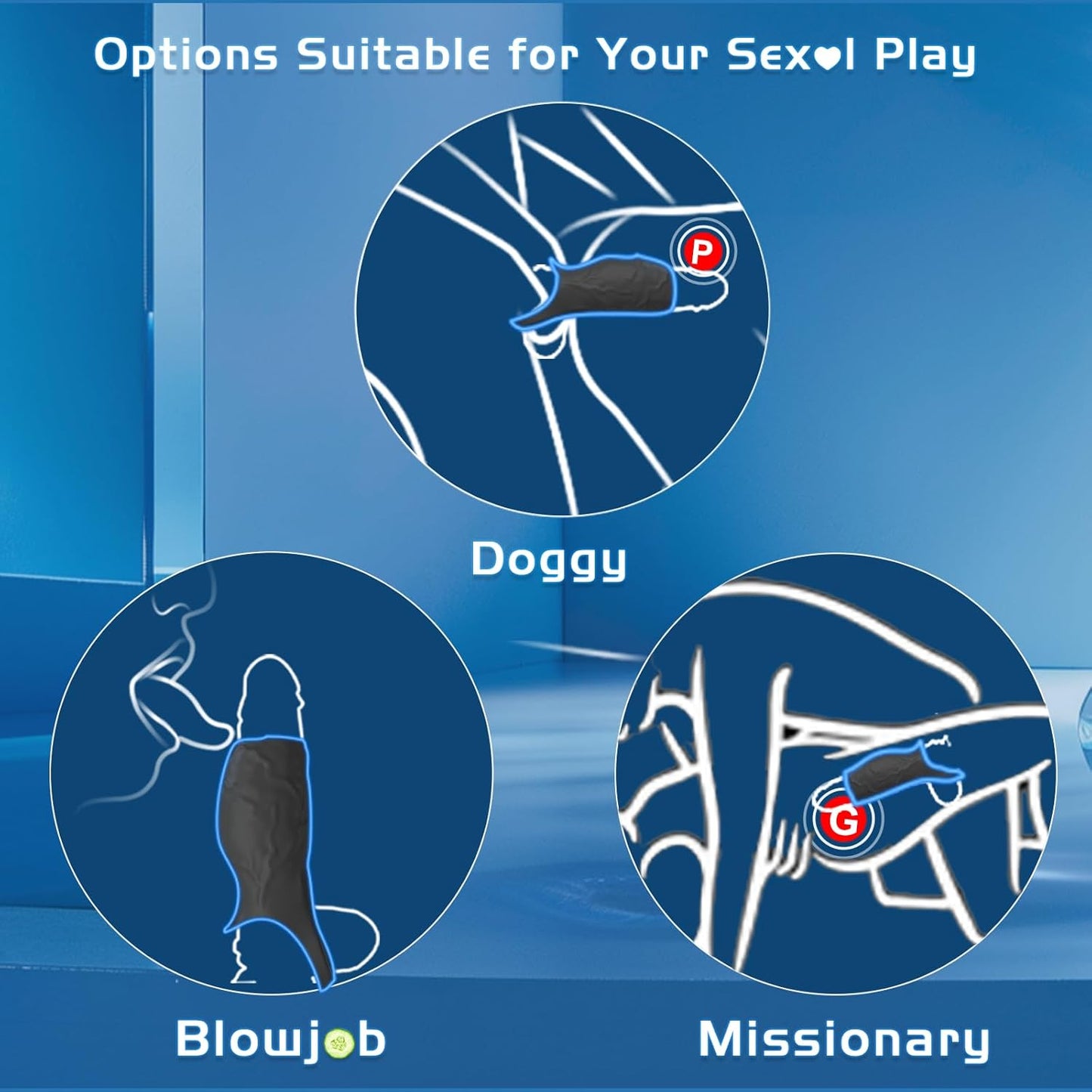 Vibrating Penis Sleeve Cock Ring - image 2
