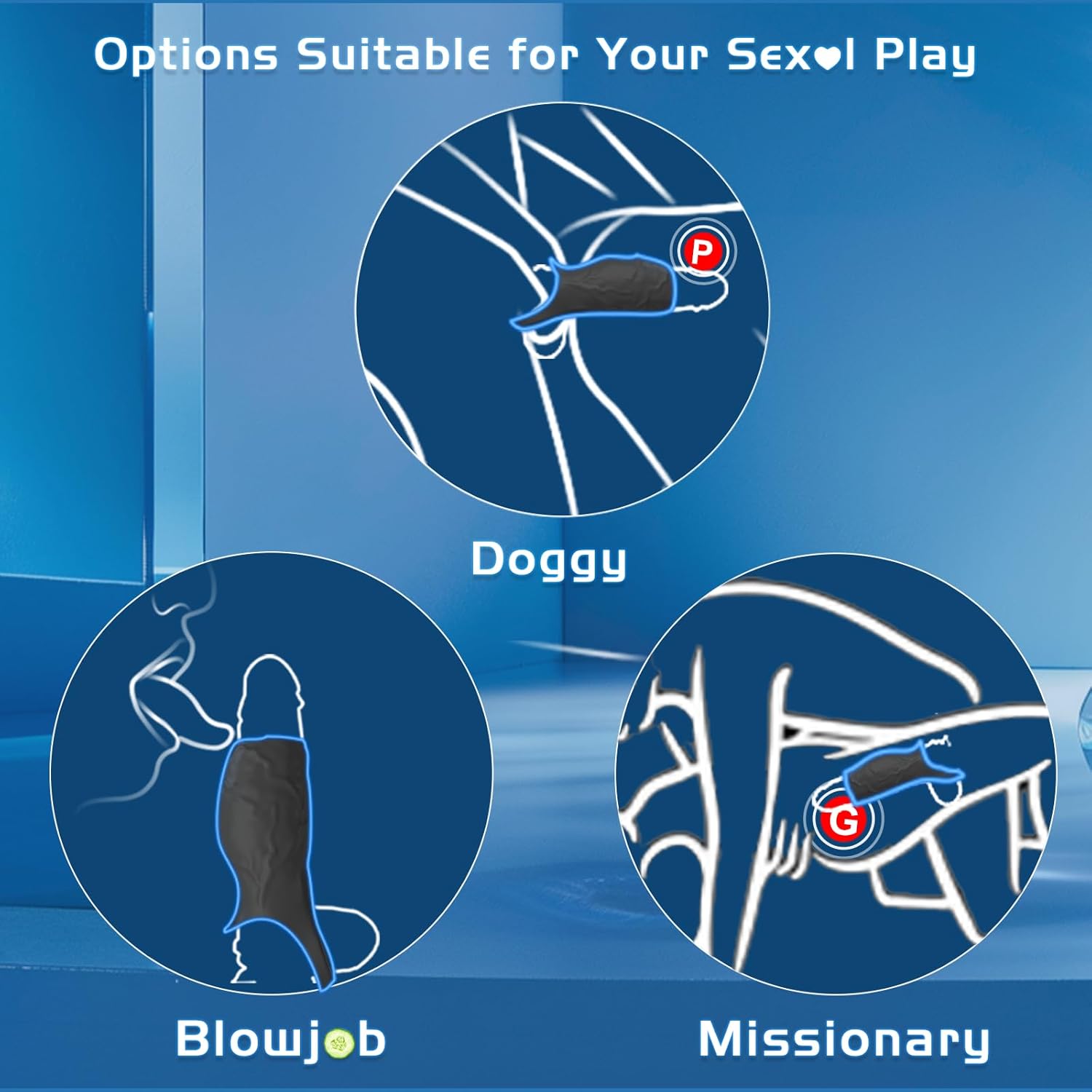 Vibrating Penis Sleeve Cock Ring - image 2