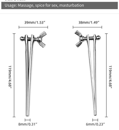 Adjustable Metal Dilator Urethral Rod Male SM Masturbation - image 6