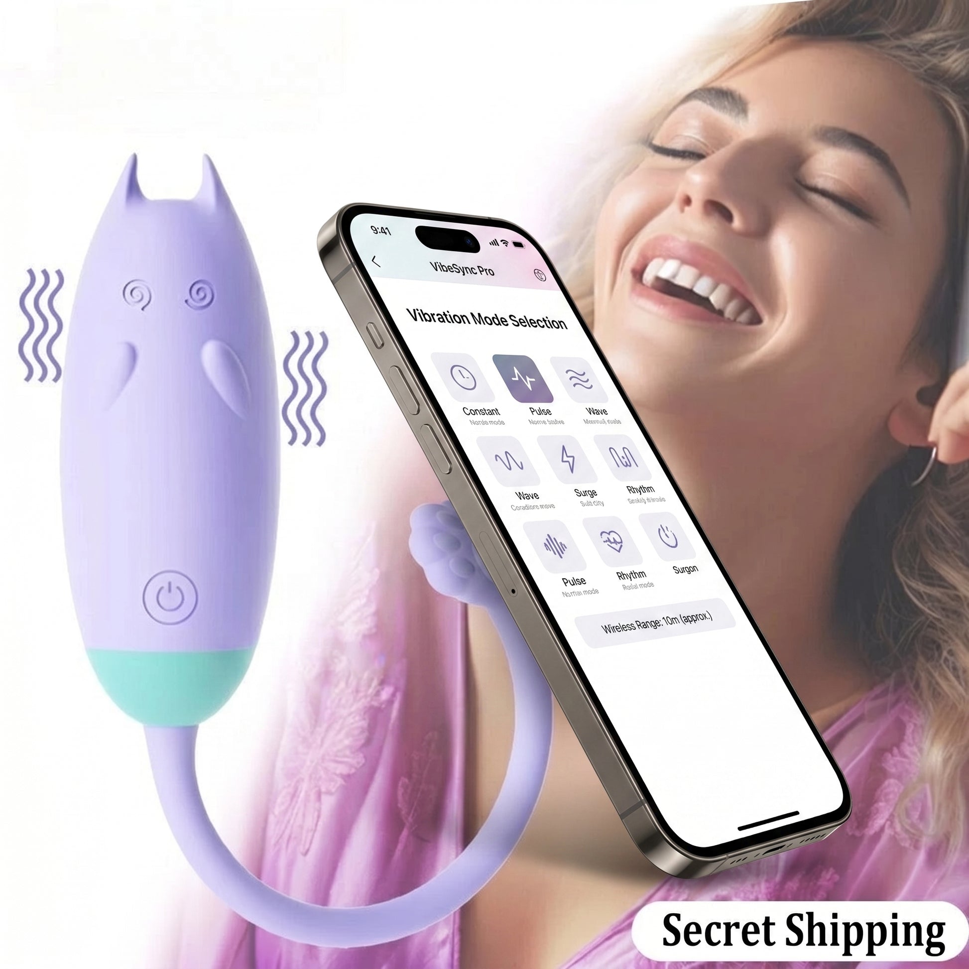 Whispering Kitty Mini Vibrating Egg - image 4