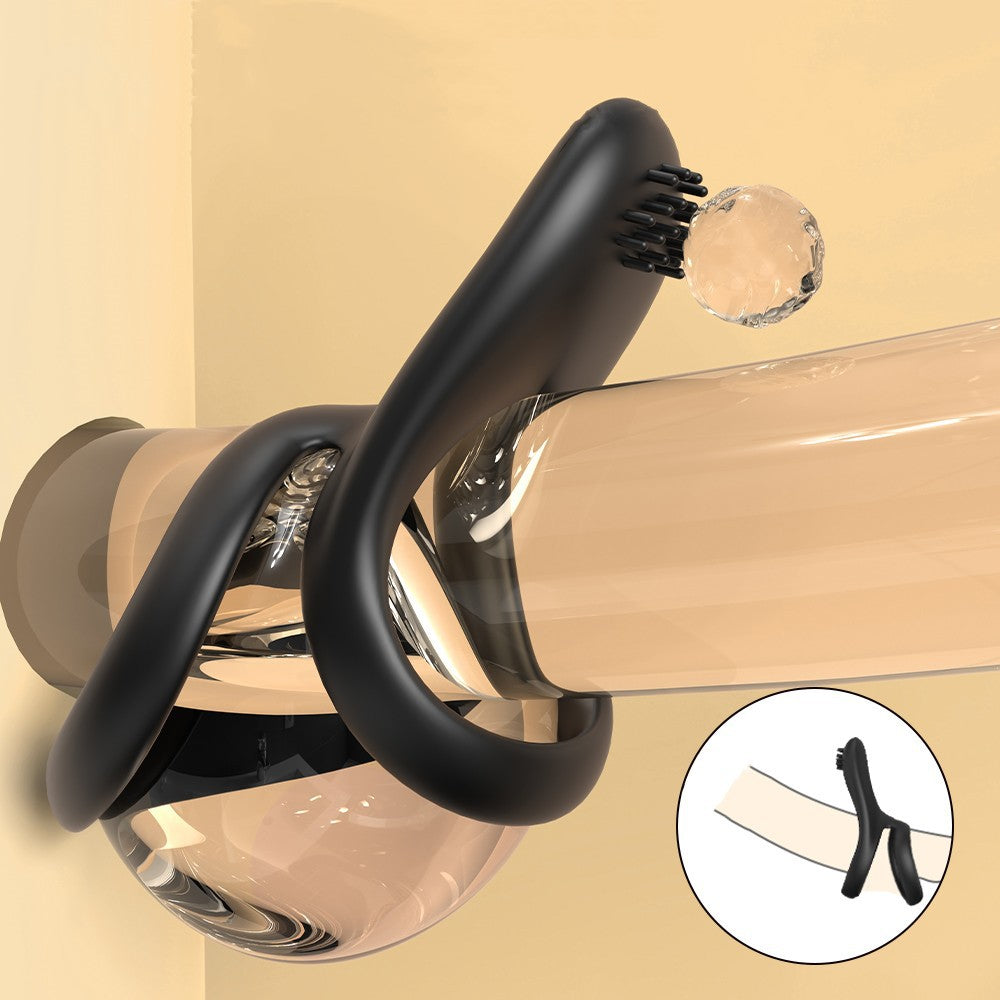 Dual Silicone Delay Ring – Stretchy Cock & Ball Ring for Enhanced Stamina and Control - image 6