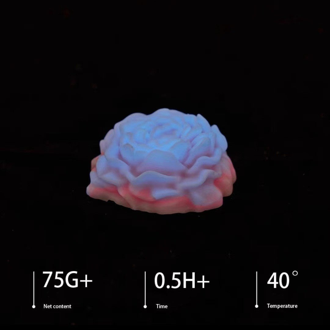 Glow in the Dark Sensual Candles - Pink with blue glow - image 3