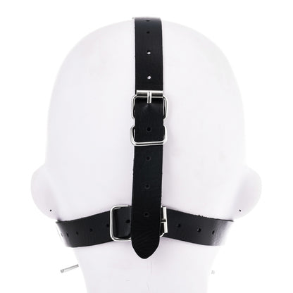 Metal Spider Ring Gag With Head Slave Harness Nose Hook Flirting Mouth Gags - image 4