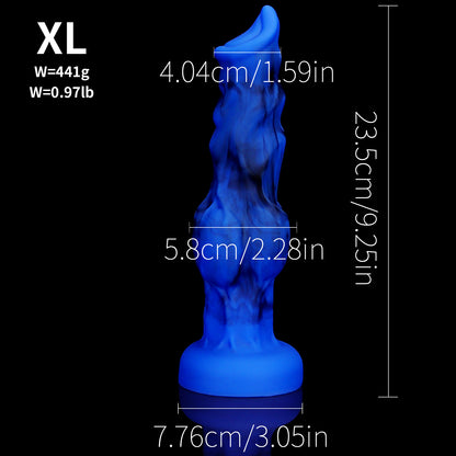 Large Silicone Wolf Dildo - XL - image 4