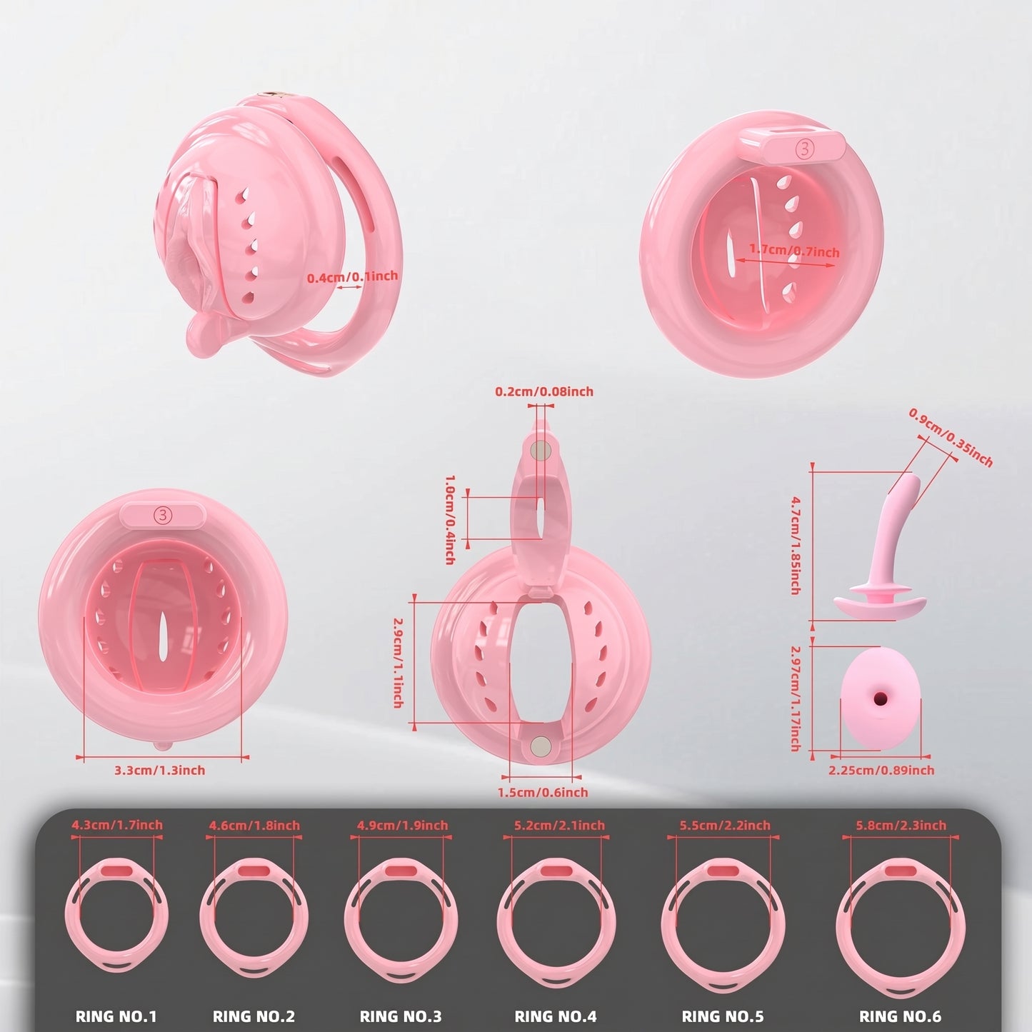 Aegis Flex Magnetic Silicone Chastity Cage - image 5