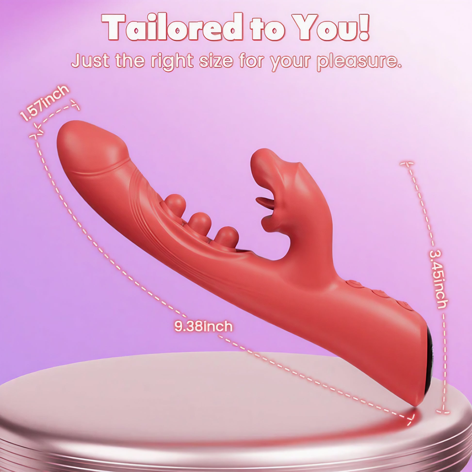 Tongue Tease 4-in-1 Smart Rabbit Vibrator - image 3