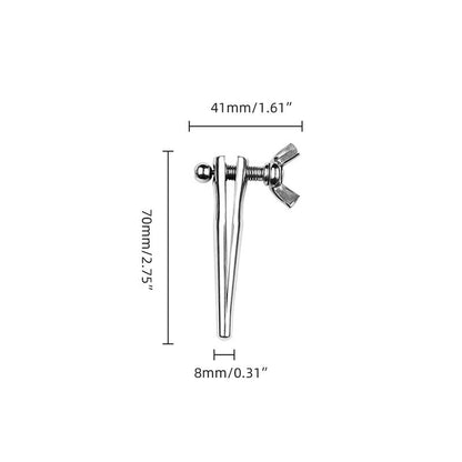 Adjustable Metal Dilator Urethral Rod Male SM Masturbation - Short - 8mm - image 1