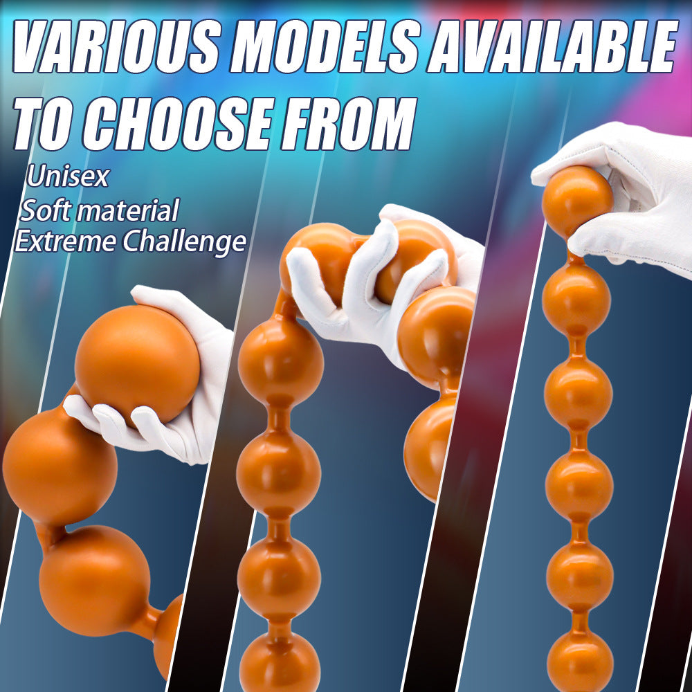 Extra Large Butt Plugs Huge Beaded Anal Plug - image 1