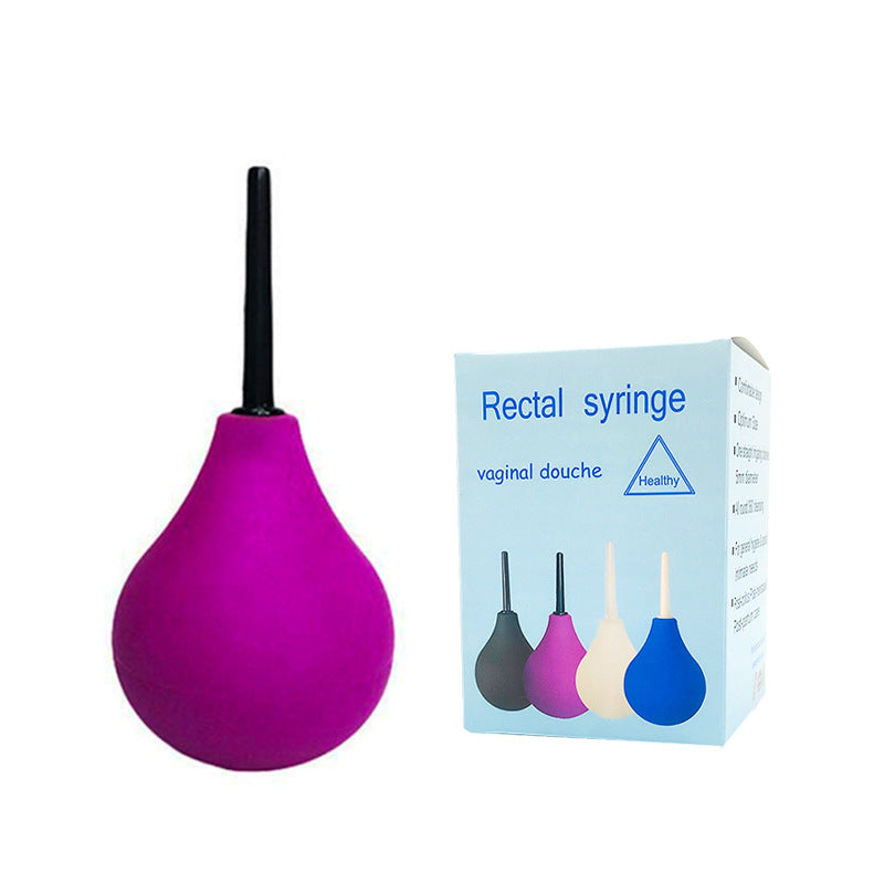224ML Medical Silicone Enema Bulb - Purple - image 4