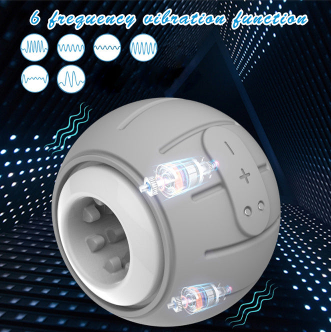 Male Masturbator – Waterproof Vibrating Stroker with 6 Speeds - image 3