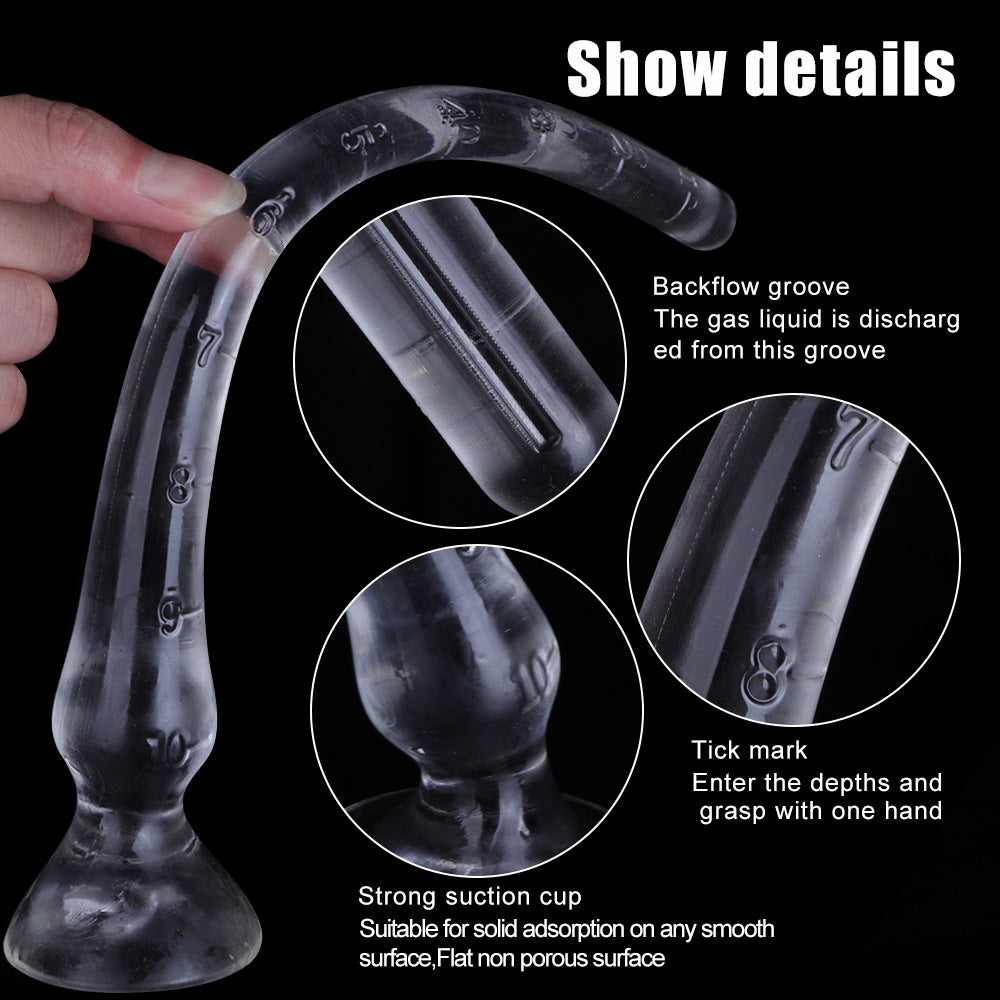 TPE Transparent Huge Butt Anal Plug - image 2