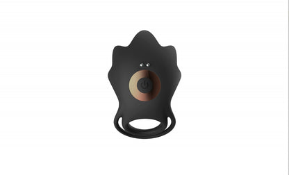 Starfish Vibrating Cock Ring – 360° Stimulation for Couples - Black - image 4