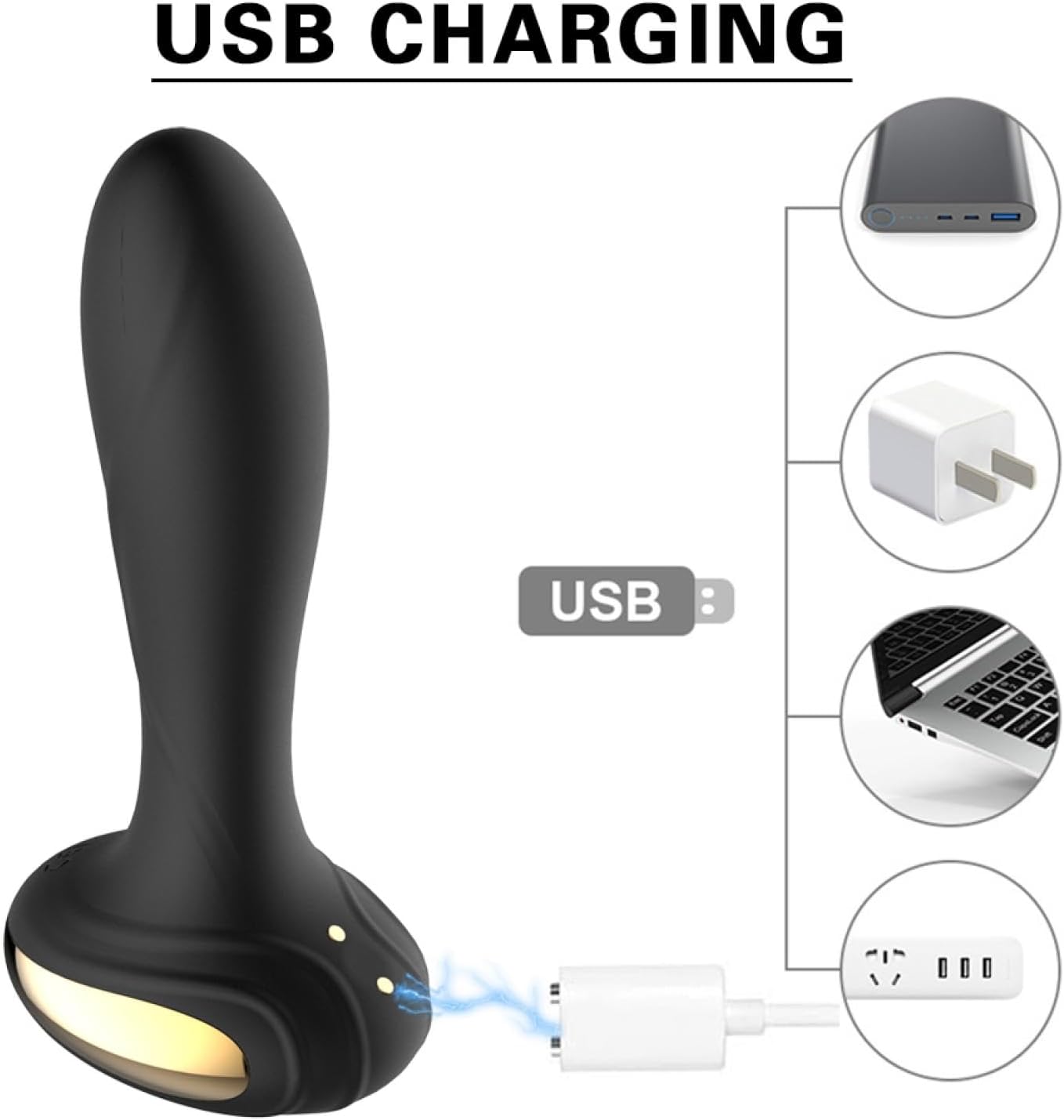 Remote G Spot Vibrator Butt Plug - image 2