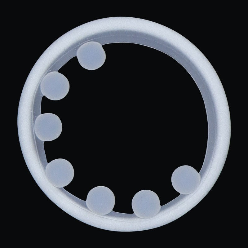 Beaded Delay Ring Elastic Penis Ring - 7 beads - image 4