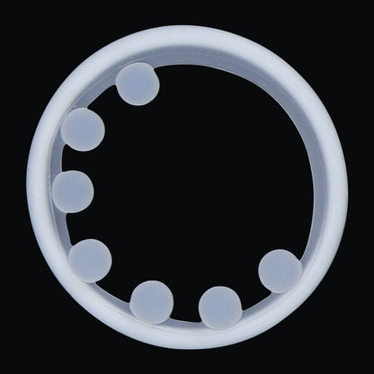 Beaded Delay Ring Elastic Penis Ring - 7 beads - image 4