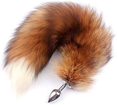 Sexy Cosplay Foxtail Anal Plug - Red Fox Tail - image 0