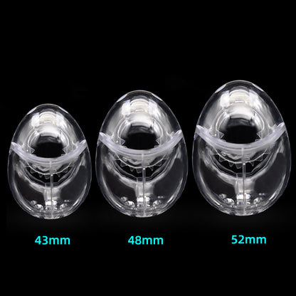 Large Egg Cock And Balls Chastity Cage - image 5