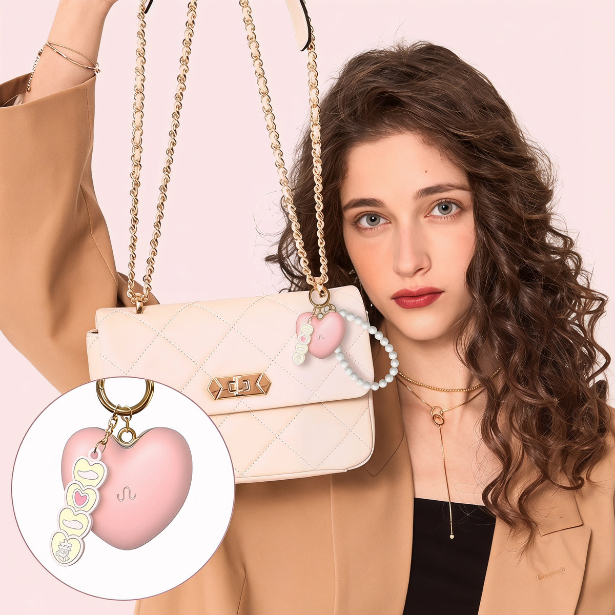 PearlCharm Heart Mini Vibrator - image 4