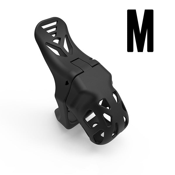 Swallow Tail Chastity Cage - A - Black - M - image 12