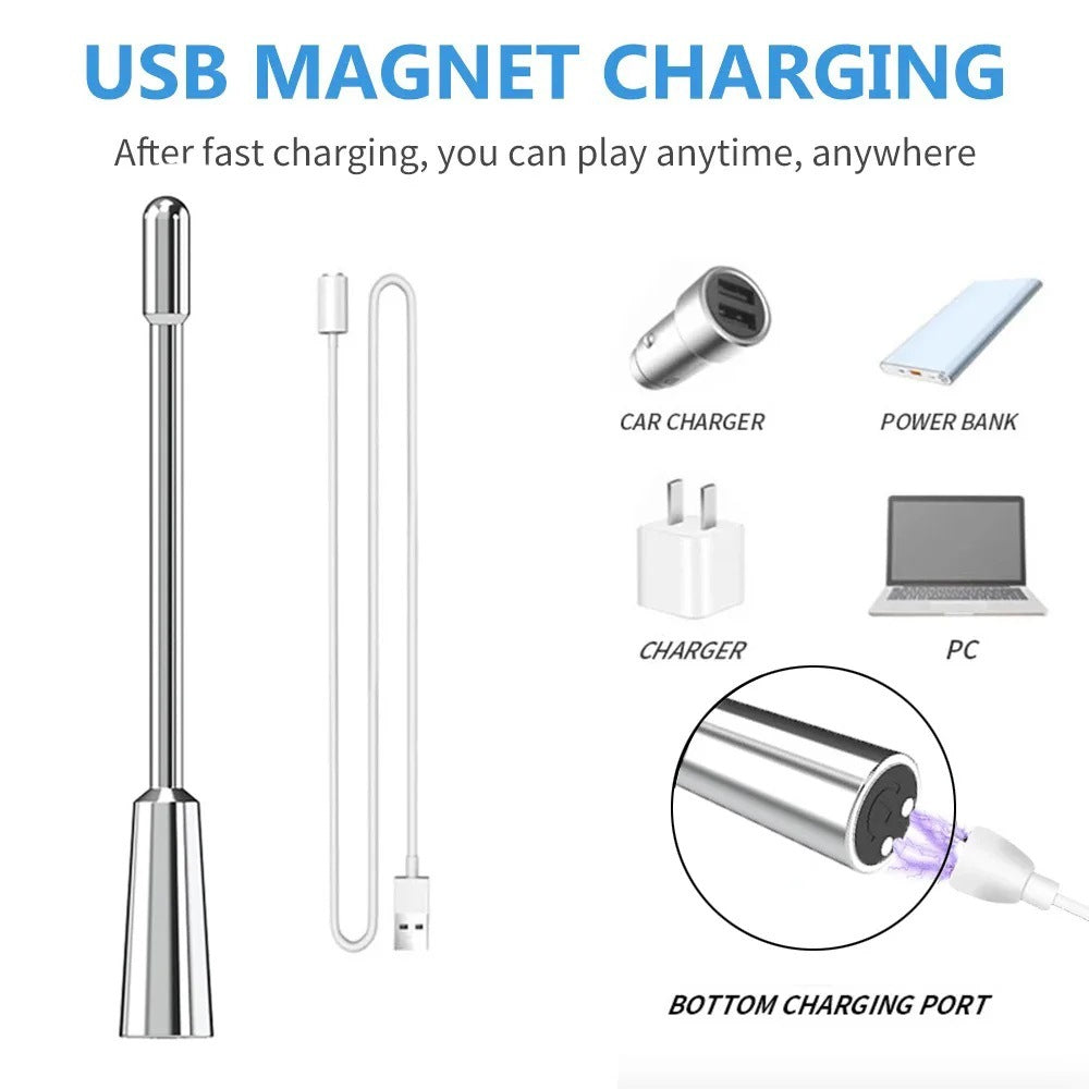 7.1'' Premium 304 Stainless Steel Vibrating Urethral Sound - image 2