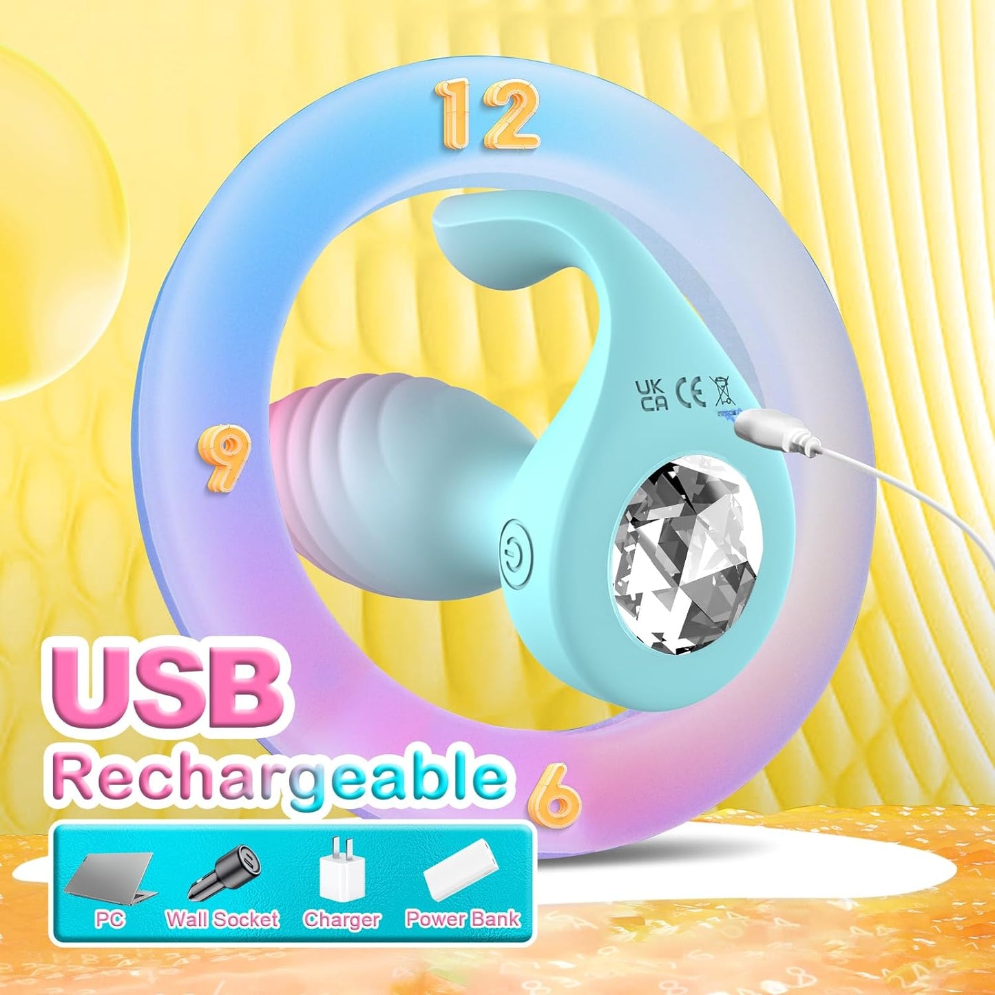 Anal Plug Remote Control Vibrator Clitoris Stimulator Dual Motors - image 3