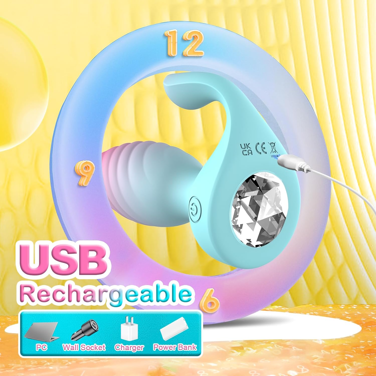 Anal Plug Remote Control Vibrator Clitoris Stimulator Dual Motors - image 3