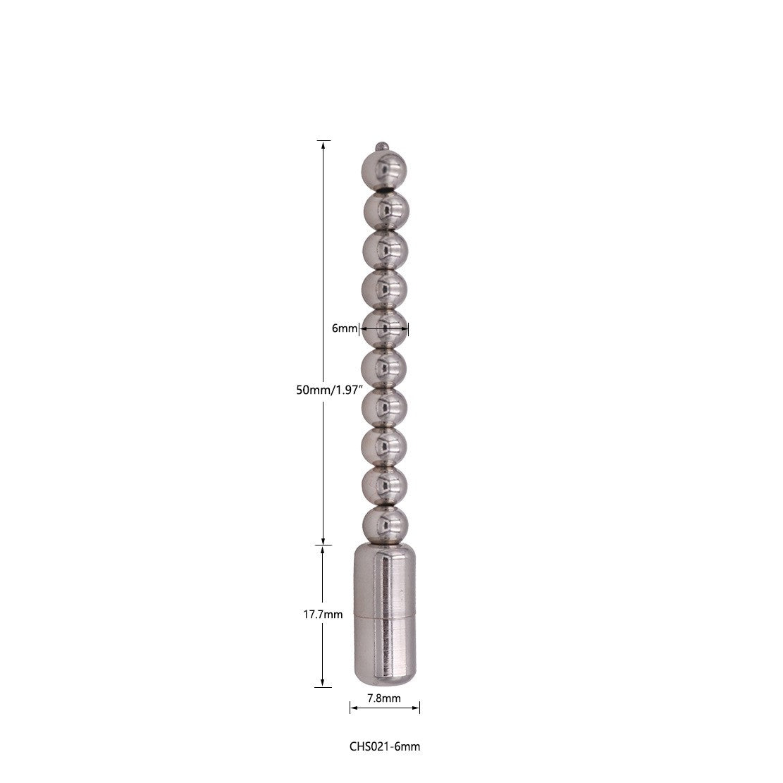 Dominator Urethral Sounds: Bullets - 6mm - image 2