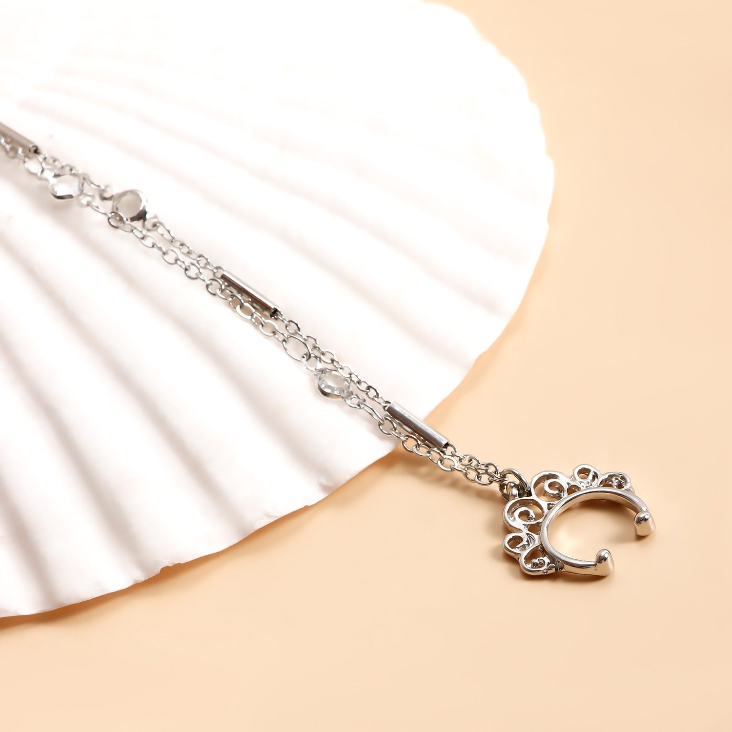 Trendy Nose Chain Piercing – Dainty Gold/Silver Nose Ring for Casual & Special Occasions - image 6