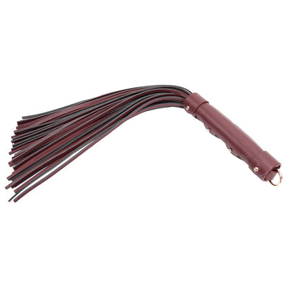 Chain Tassel Leather Whip - Red - image 2