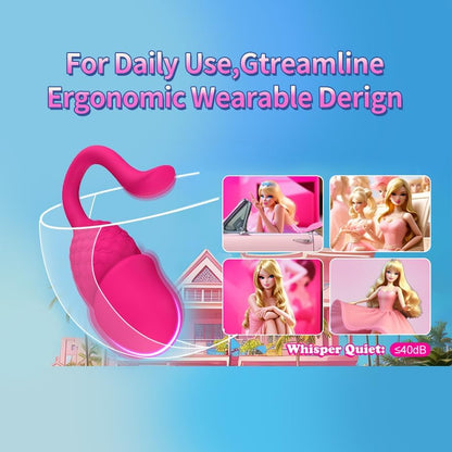 Vibrator App Remote Control Wearable Rose Sex Toy For Couples - image 1