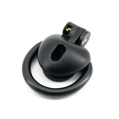 Lightweight Negative  Chastity Cage - Black Heart - image 13