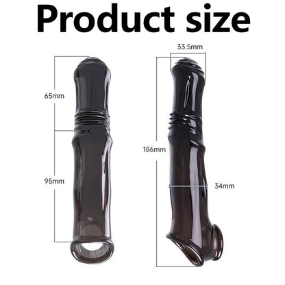 Vibrating Penis Extender Sleeve  - image 1