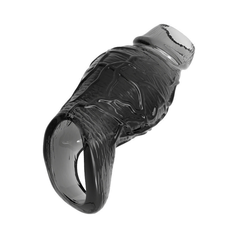 Punch-Style Studded Open-Head Penis Sleeve - image 4